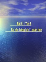 Bai 5 su can bang luc-quan tinh