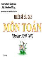 Bài giảng của Thuỷ