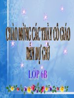 Toán 6- Tiết 9. Khi nào thì AM + MB = AB ?