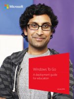 Windows To Go: A deployment guide for education