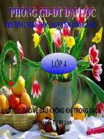 Bảo vệ bầu KK trong sạch