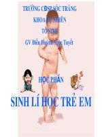 Sinh lý trẻ em
