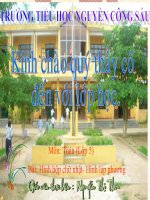 Hình hộp CN-Hình lập phương