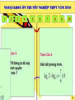 NGOAI KHOA ON THI TN 12 DOT 3