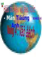 Trò chơi ô chữ-Đố vui để học Khối 4