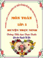 nhân 1 số thập phân với một số tự nhiên