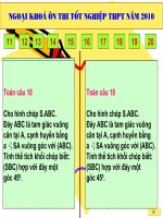 NGOA KHOA ON THI TN 12