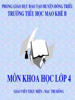 Khong khi can cho su song