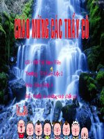 Nước có những tính chất gì