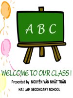 Unit 11: Traveling around Viet nam Period: 65- Getting started- Listen and read