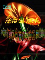 Vai trò cua TV doi voi ĐV và doi song con nguoi.