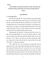 Kinh nghiệm xây dựng trường mầm non đạt chuẩn quốc giacủa hiêu trưởng trường MN lương ngoại