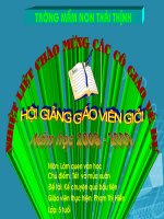 Làm quen văn học - Chủ điểm Tết và mùa xuân - Đề tài kể chuyện quả bầu tiên