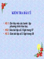 T.23-Phương trình hóa học