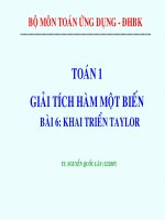 Khai trien taylor