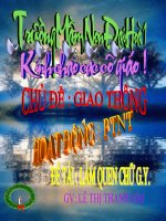 chủ đề ; giao thông