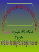 tập viết: chữ hoa M