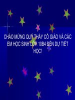 Phương trinh quy về bậc nhất - bậc hai