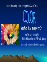 BÀI 2 : MÀU SẮC VA PPSD