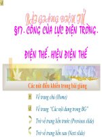 cong cua luc dien truong