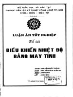 Điều khiển nhiệt độ bằng máy tính