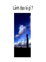 Ảnh - Lãnh đạo là gì