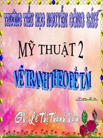 Vẽ tranh:Em đi học