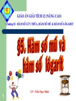 Hs mũ - Hs lôgarit