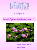 bai giang ''''''''Bếp lửa''''''''của Bằng Việt