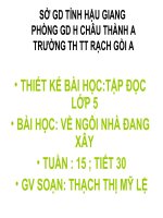Tiết 30. Về Ngôi Nhà Đang Xây