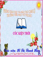 Tập đọc: Cóc kiện trời