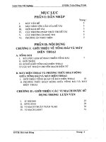 Thiết kế và thi công mạch tự động trả lời và nhận tin nhắn qua điện thọai