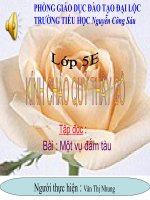 TĐ Một vụ đắm tàu