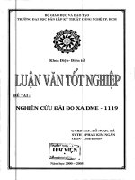 Nghiên cứu đài đo xa DME 1119