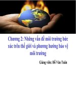 Những vấn đề môi trường bức xúc hiện nay