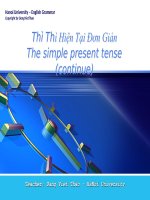 Thì hiện tại đơn giản 2
