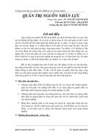 Giáo trình quản trị nguồn nhân lực