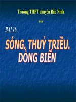 Bai 16. Song. Thuy trieu. Dong bien