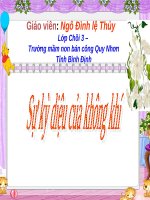 KPKH: SỰ KỲ DIỆU CỦA KHÔNG KHÍ