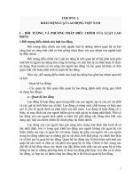 Môn Luật Lao Động CHƯƠNG 1: KHÁI NIỆM LUẬT LAO ĐỘNG VIỆT NAM