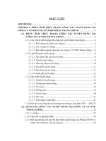 Hoàn thiện công tác tuyển dụng tại công ty cổ phần xuất nhập khẩu tháng giêng