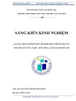 skkn skkn một số hình thức để khởi động trước khi vào tiết học kỹ năng nghe - môn tiếng anh 10
