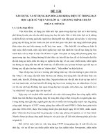 tên đề tài  xây dựng và sử dụng bản đồ giáo khoa điện tử trong dạy học lịch sử việt nam lớp 12 – chương trình chuẩn