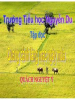 TĐ Bài Quang cảnh làng mạc ngày mùa