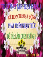 Đề tài: bé với phương tiện giao thông