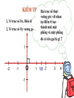 bài 6 mặt phẳng tọa độ