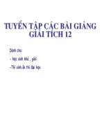 Xet tinh don dieu bang pp tam thuc bac hai