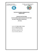 corporate restructuring in stateowned construction sector in viet nam the case of vinaconex corporation