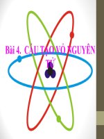 Bài 4. Cấu tạo vỏ nguyên tử