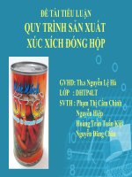 đồ hộp thực phẩm